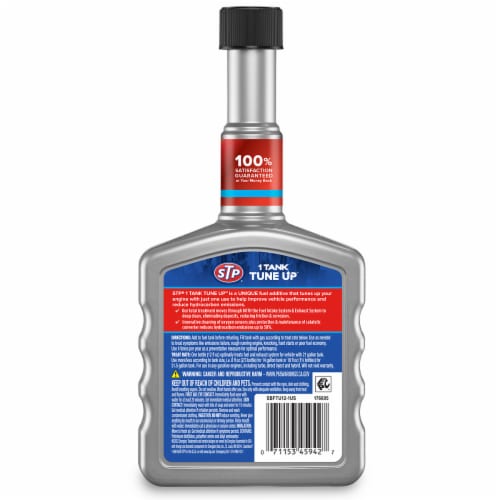STP® 1 Tank Tune Up™ Fuel Additive Perspective: back