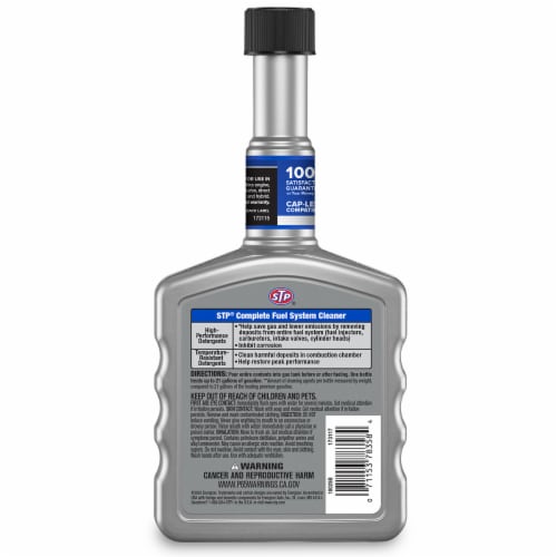 STP Complete Fuel System Cleaner Perspective: back