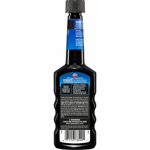 STP® Super Concentrated High Mileage Fuel Injector Cleaner Perspective: back