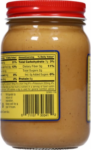 Cream-Nut® Natural Smooth Peanut Butter Perspective: back