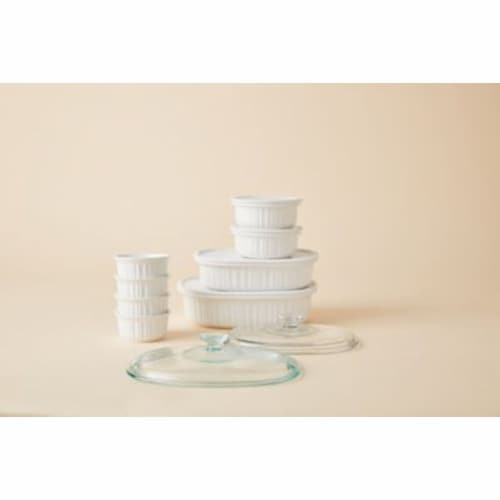 CorningWare French White Bakeware Set 14 Piece Mariano s