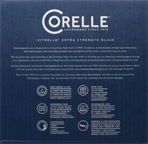 Corelle® Pure White Studio Livingware™ Set Perspective: back