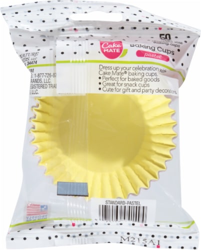 Cake Mate® Festive Pastel Baking Cups Perspective: back