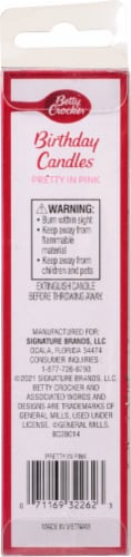 Betty Crocker™ Birthday Candles - Pretty In Pink Perspective: back