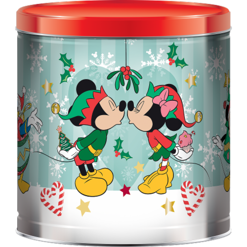 POP! Merry Kissmas Mickey Mouse & Friends Assorted Popcorn Holiday Tin Perspective: back