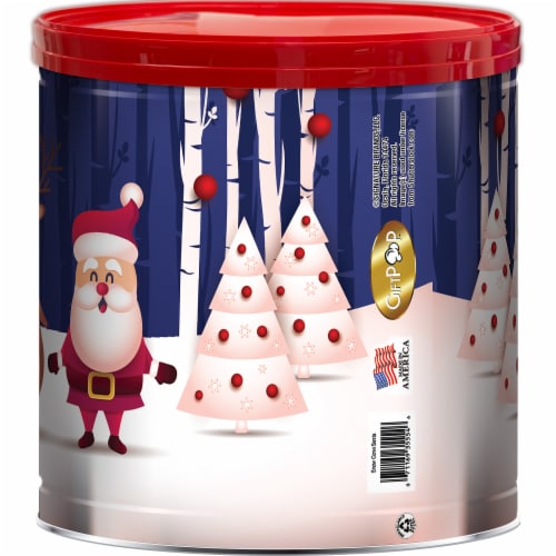 GiftPop Snow Cone Forest Variety Popcorn Holiday Bucket Perspective: back