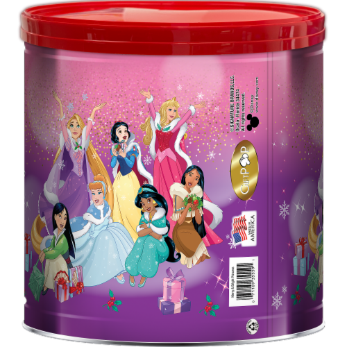 GiftPOP™ Disney Pricesses Variety Popcorn Holiday Bucket Perspective: back