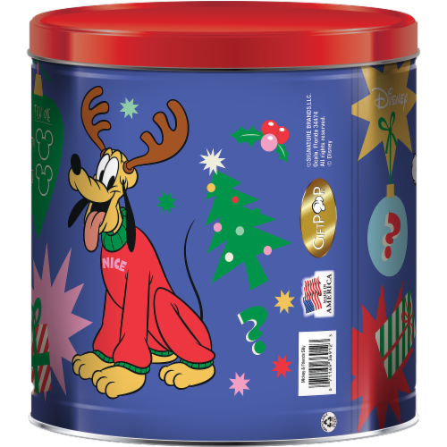 GiftPop Disney® Mickey & Friends Silly Season Assorted Popcorn Tin Perspective: back