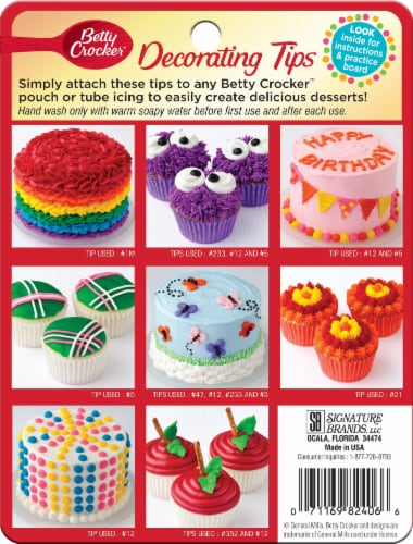 Betty Crocker™ Decorating Tip Set Perspective: back