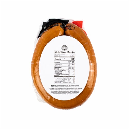 Cher-Make Beef Ring Bologna Perspective: back