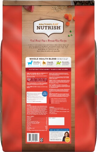 Rachael Ray® Nutrish® Real Beef Pea & Brown Rice Natural Dry Adult Dog Food Perspective: back