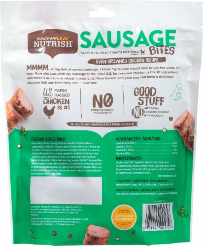 Rachael Ray Nutrish Chicken Recipe Sausage Bites Dog Treats 12 oz Kroger