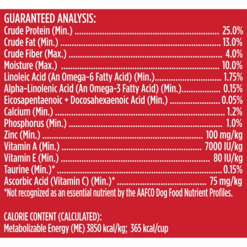 Rachel Ray® Nutrish® Real Beef, Pea and Brown Rice Adult Dry Dog Food Perspective: back