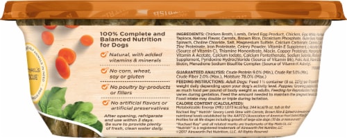 Rachael Ray™ Nutrish® Savory Lamb Stew Wet Dog Food Perspective: back