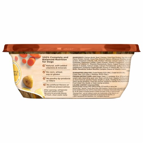 Rachael Ray® Nutrish® Hearty Beef Stew Recipe Wet Dog Food Perspective: back