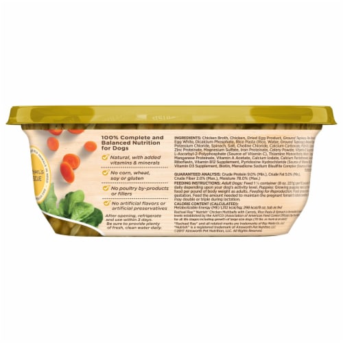 Rachael Ray™ Nutrish® Chicken Muttballs with Pasta Wet Dog Food Perspective: back