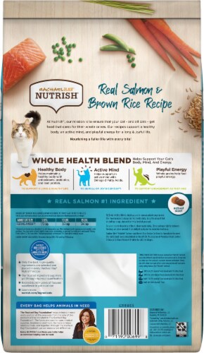 Rachael Ray Nutrish Natural Salmon Brown Rice Recipe Dry Cat Food 3 lb Mariano s