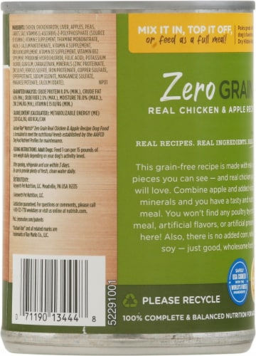 Rachael Ray Nutrish Chick Wet Dog Food Perspective: back
