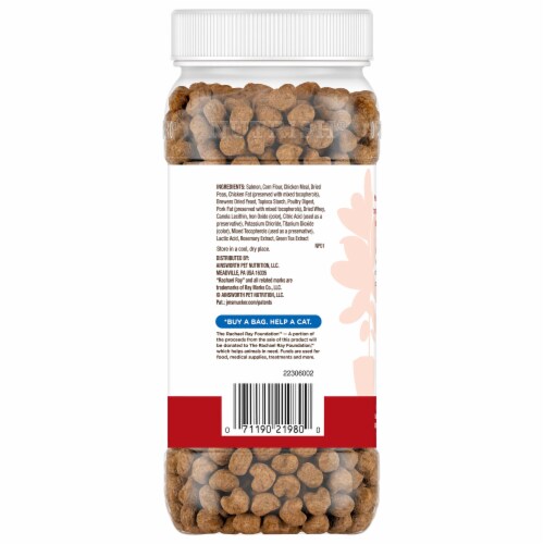 Rachael Ray Nutrish LoveBites Salmon Cat Treats Perspective: back
