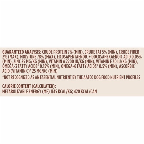 Nutrish Real Beef & Pumpkin Recipe Premium Paté Wet Dog Food, 13 oz. Can (Rachael Ray) Perspective: back