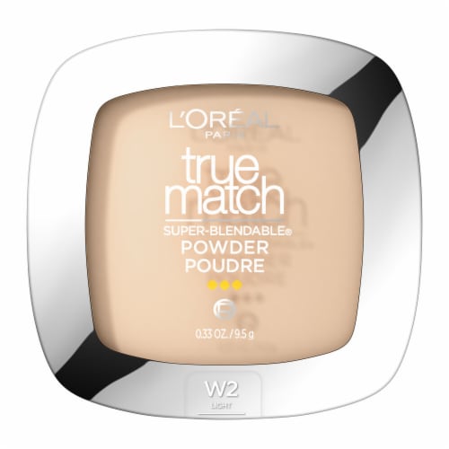 L'Oreal Paris True Match Super Blendable Oil-Free W2 Light Ivory Pressed Powder Perspective: back