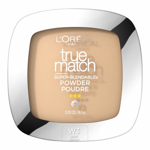 L'Oreal Paris True Match Nude Beige Super-Blendable Powder Oil-Free Makeup Perspective: back