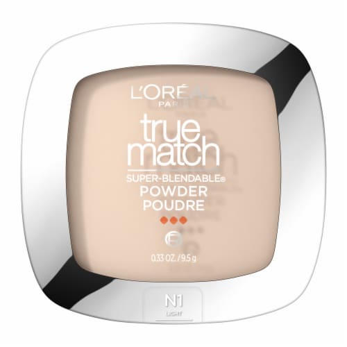 L'Oreal Paris True Match Pressed Powder Super Blendable Oil-Free N1 Perspective: back