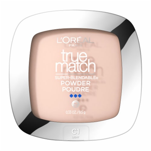 L'Oreal Paris True Match Alabaster Super-Blendable Oil Free Makeup Powder Perspective: back