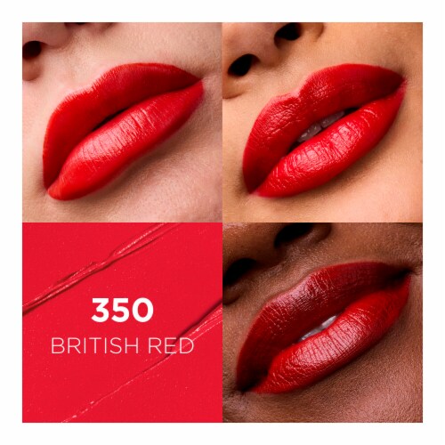 L'Oreal Paris Colour Riche Original Satin Lipstick 350 British Red Perspective: back
