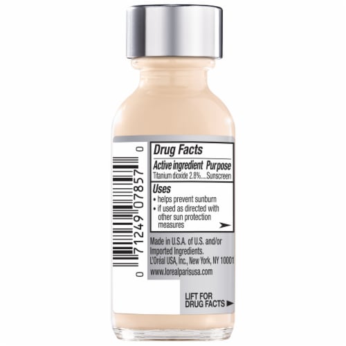 L'Oreal® Paris True Match Super-Blendable® Neutral Soft Ivory N1 Liquid Foundation Perspective: back