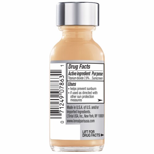L'Oreal Paris® True Match W4 Warm Natural Beige Super-Blendable® SPF 17 Liquid Foundation Perspective: back
