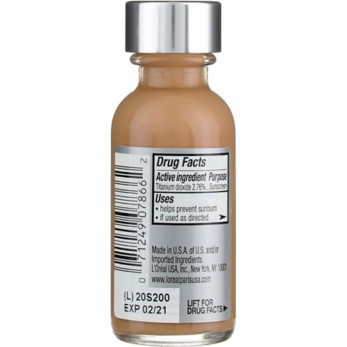 L'Oreal® Paris True Match N4 Neutral Buff Beige Super-Blendable® Liquid Foundation SPF 17 Perspective: back