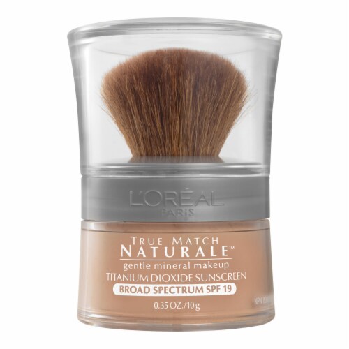 L'Oreal Paris True Match Loose Powder Mineral Foundation Creamy Natural Perspective: back