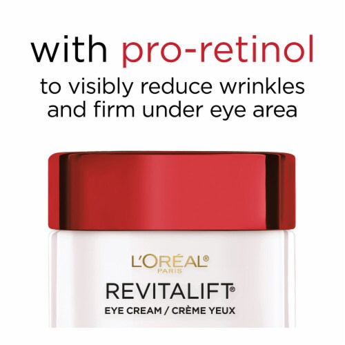 L'Oreal Paris Revitalift Eye Cream Anti-Wrinkle & Firming Fragrance-Free Perspective: back