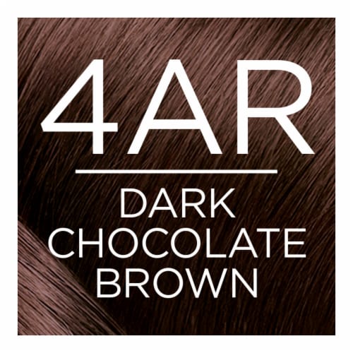 L'Oreal Paris Excellence Permanent Hair Color with Triple Care Protection 4AR Dark Chocolate Brown Perspective: back