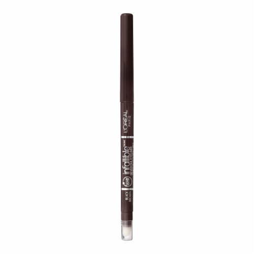 L'Oreal Paris Infallible Never Fail Pencil Eyeliner 581 Black Brown Perspective: back