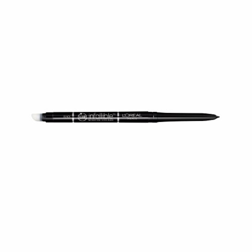 L'Oreal Paris Infallible Carbon Black Never Fail Pencil Eyeliner with Built in Sharpener Perspective: back