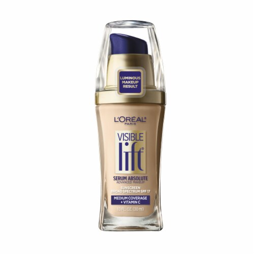 L'Oreal Paris Visible Lift Serum Foundation 146 Nude Beige Perspective: back