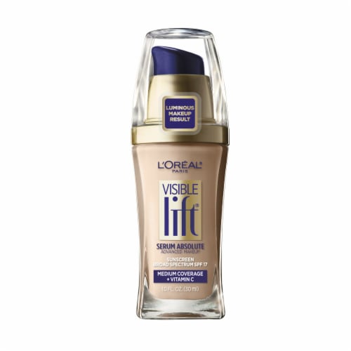 L'Oreal Paris Visible Lift Creamy Natural Serum Absolute Foundation Perspective: back