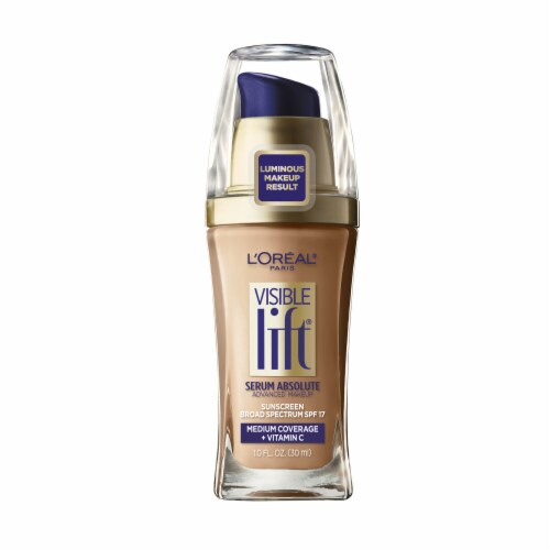 L'Oreal Paris Visible Lift Serum Foundation 154 Sun Beige Perspective: back