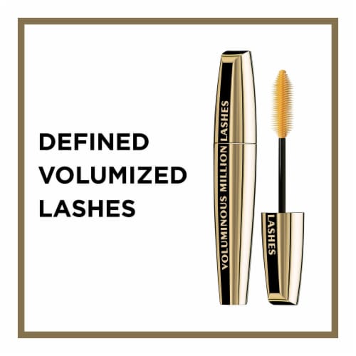 L'Oreal Paris Voluminous Million Lashes Mascara 655 Black Brown Perspective: back