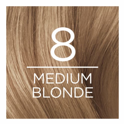 L'Oreal Paris Excellence Creme 8 Medium Blonde Permanent Triple Care Hair Color Perspective: back