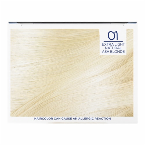 L'Oreal Paris Excellence Creme 01 Extra Light Ash Blonde Permanent Triple Care Hair Color Perspective: back