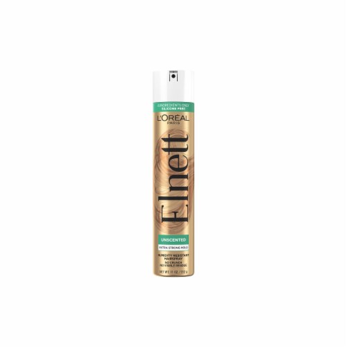 L'Oreal Paris Elnett Satin Extra Strong Hold Unscented Hair Spray Perspective: back