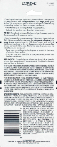 L'Oreal Paris Voluminous Power Volume Black Mascara Perspective: back