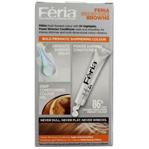 L'Oreal Paris Feria 63 Light Golden Brown Hair Color Perspective: back