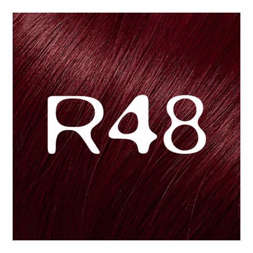 L'Oreal Paris Feria R48 Red Velvet Intense Deep Auburn Multi-Faceted Shimmering Permanent Hair Color Perspective: back