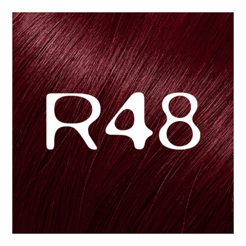L'Oreal Paris Feria Permanent Hair Color High Intensity R48 Red Velvet Perspective: back