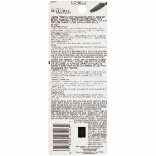 L'Oreal Paris 872 Butterfly Mascara - Midnight Black Perspective: back