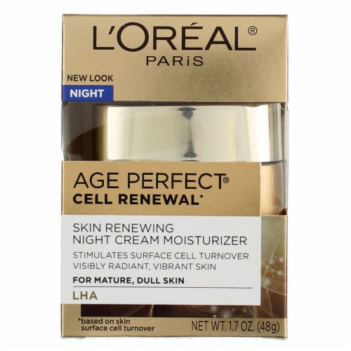 L'Oreal Paris® Age Perfect Cell Renewal Night Cream Moisturizer Perspective: back